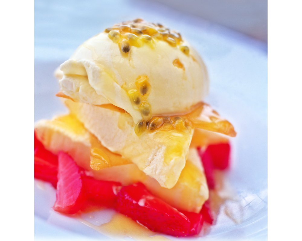 Ice Cream and Strawberies photo by Raoul Butler