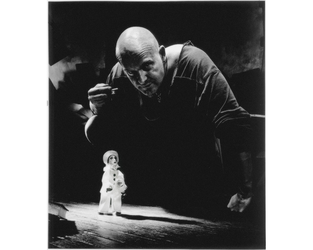 Tony with puppet photo by Raoul Butler