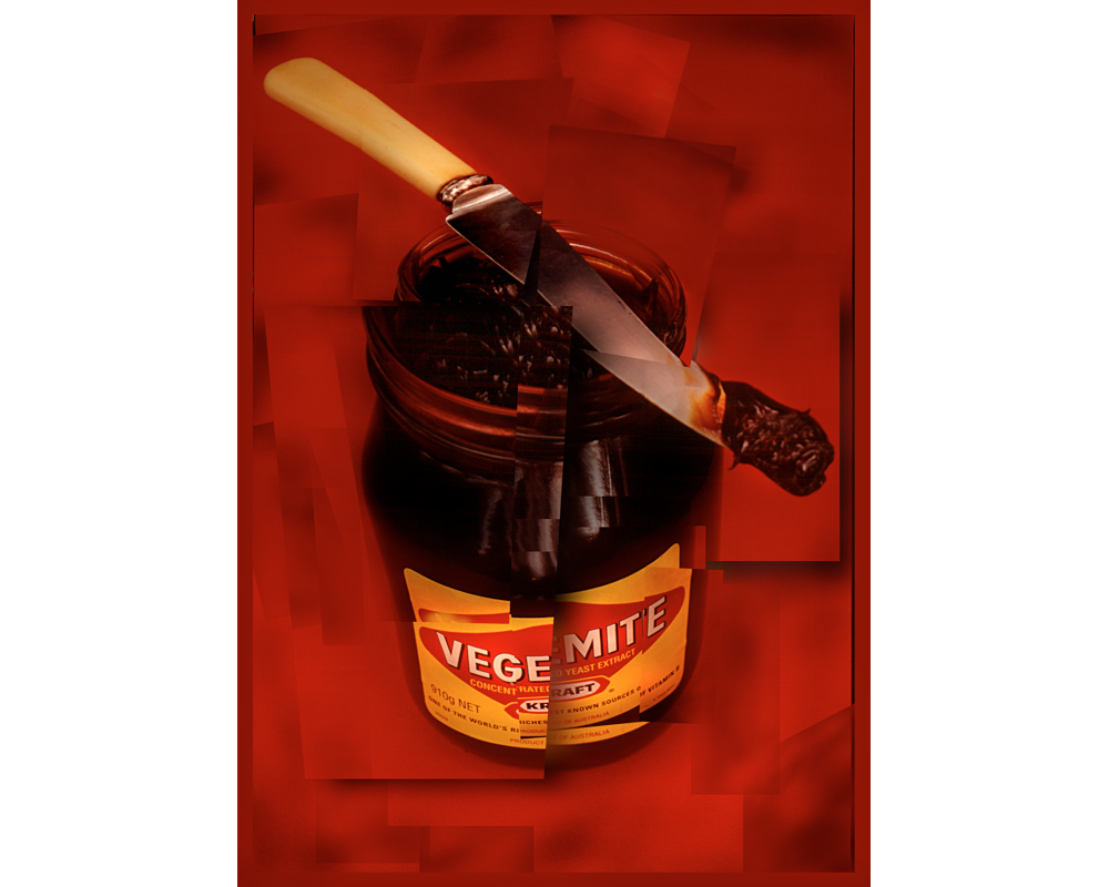 Vegemite Cubist photo by Raoul Butler